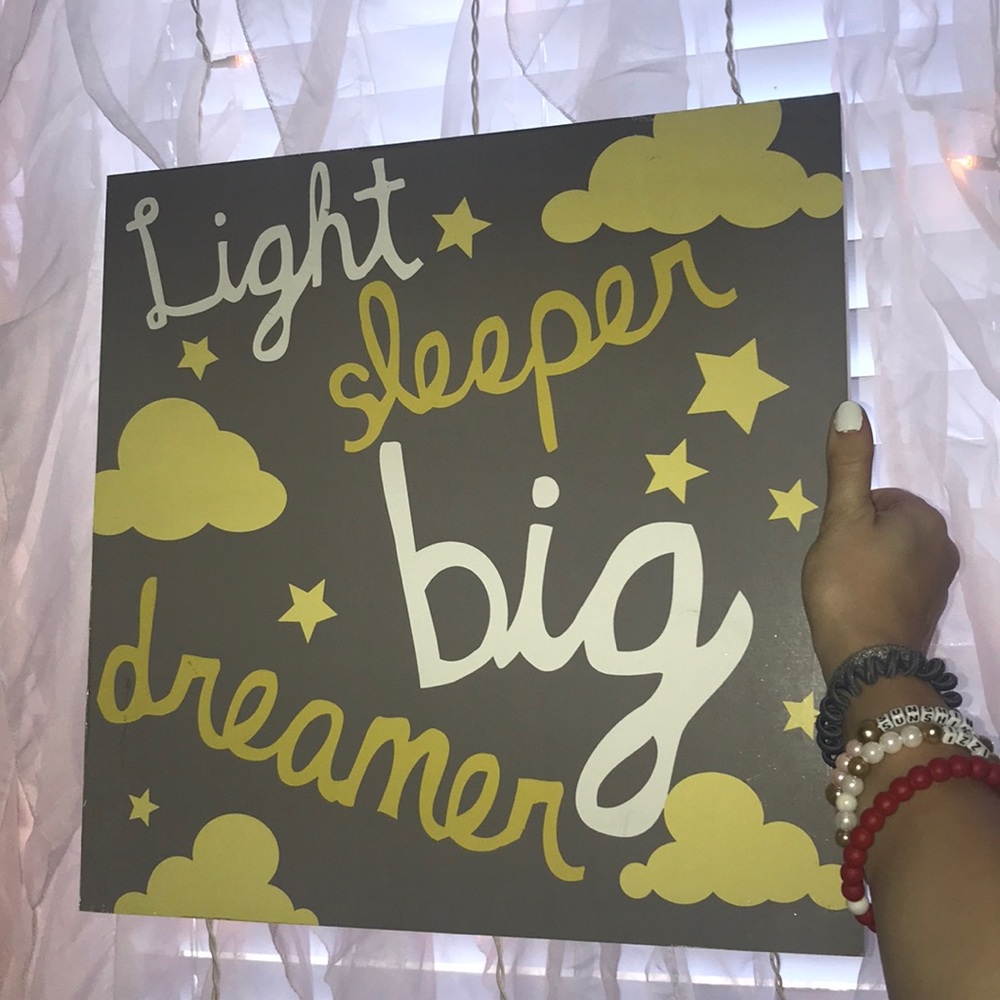 Light Sleeper, Big Dreamer canvas